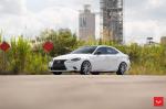 Lexus IS F on Vossen Wheels (VFS-10) 2017 года